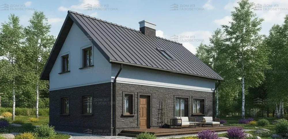 Проект Двухэтажный дом 11 на 9, 128 м2