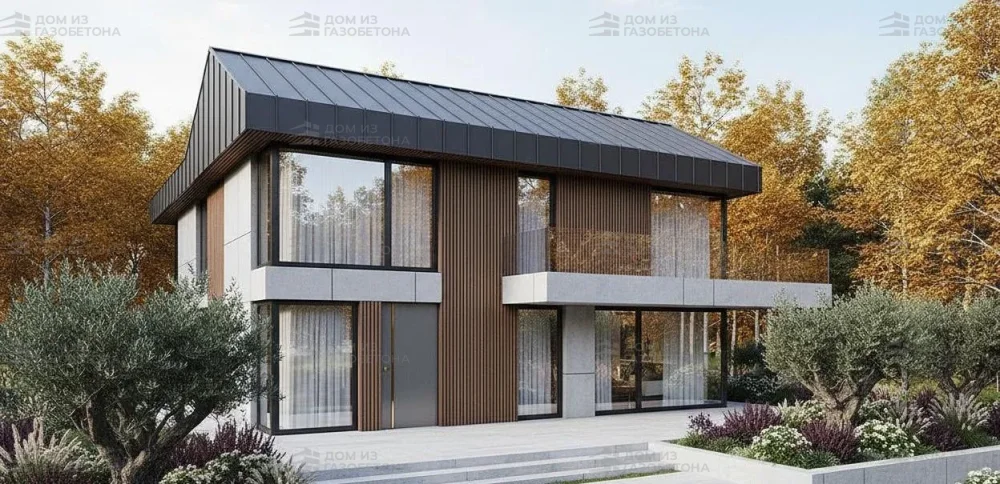 Проект Двухэтажный дом 15 на 17, 210 м2