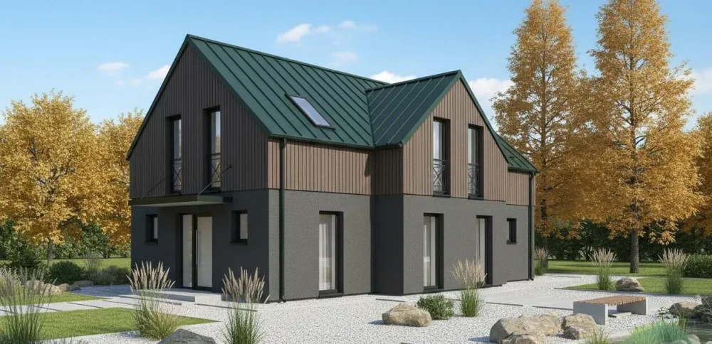 Проект Двухэтажный дом 13 на 18, 224 м2