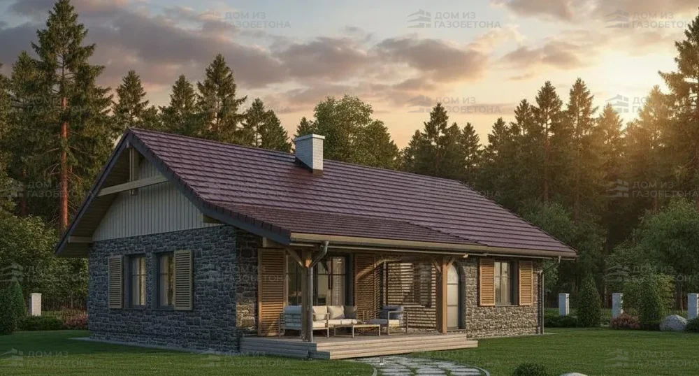 Проект Одноэтажный дом 14 на 18, 144 м2