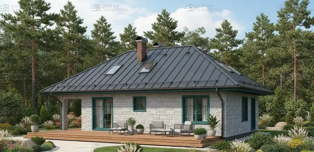 Проект Двухэтажный дом 14 на 9, 113 м2