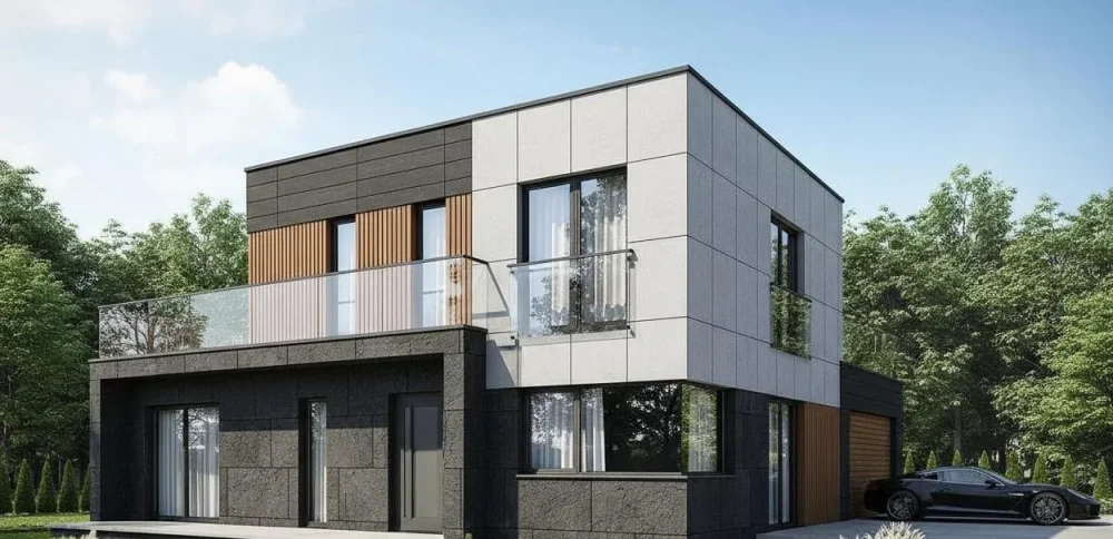 Проект Двухэтажный дом 13 на 9, 140 м2