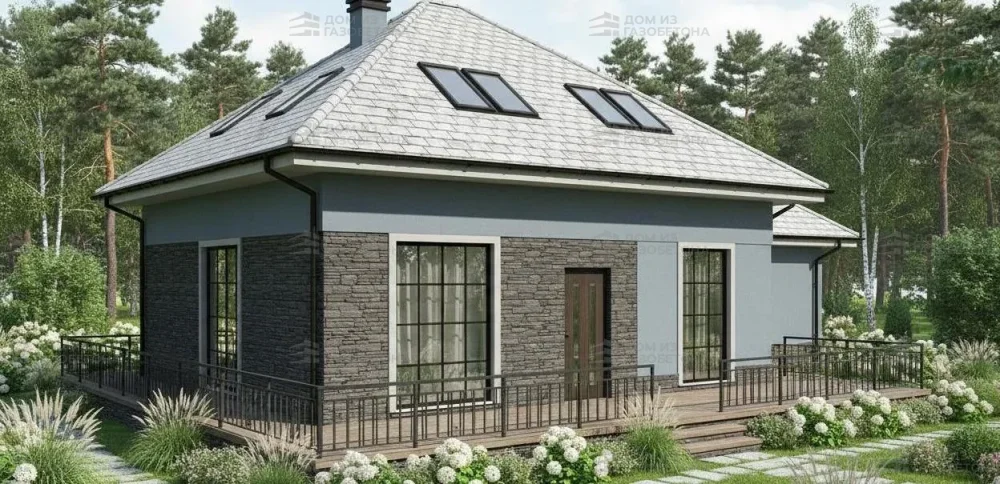 Проект Двухэтажный дом 13 на 10, 144 м2