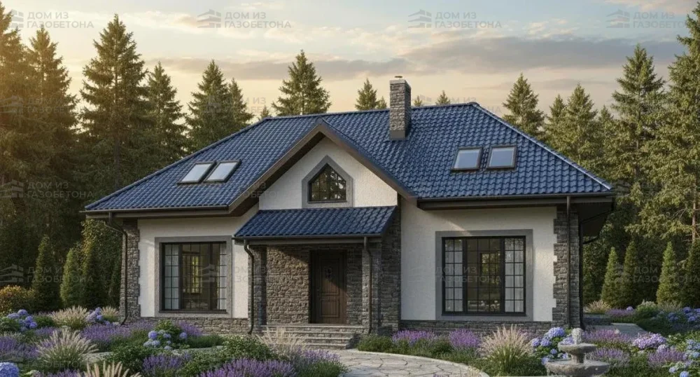 Проект Двухэтажный дом 17 на 14, 187 м2